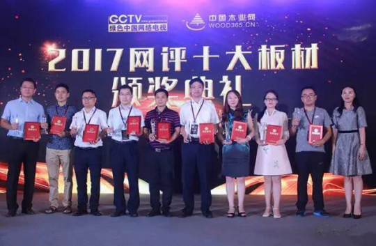 壯象榮獲“中國十大生態板品牌”稱號，品質見證輝煌！