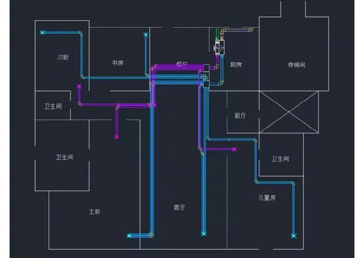 品牌案例|博樂新風：160㎡的平層可以這樣裝新風系統(tǒng)