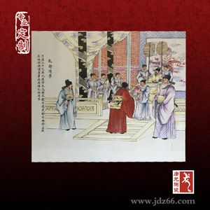 品牌案例|濰坊青州古城馮氏紀(jì)念館定做陶瓷瓷板壁畫(huà)